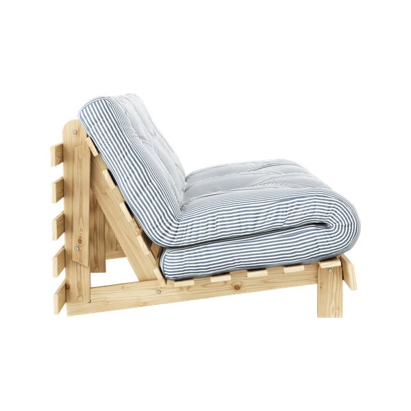 Bijela/svijetlo plava kauč na razvlačenje 160 cm Roots - Karup Design-image-3