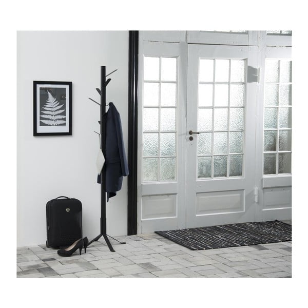 Crna lakirana vješalica od čelika Actona Vinson Simple-image-1