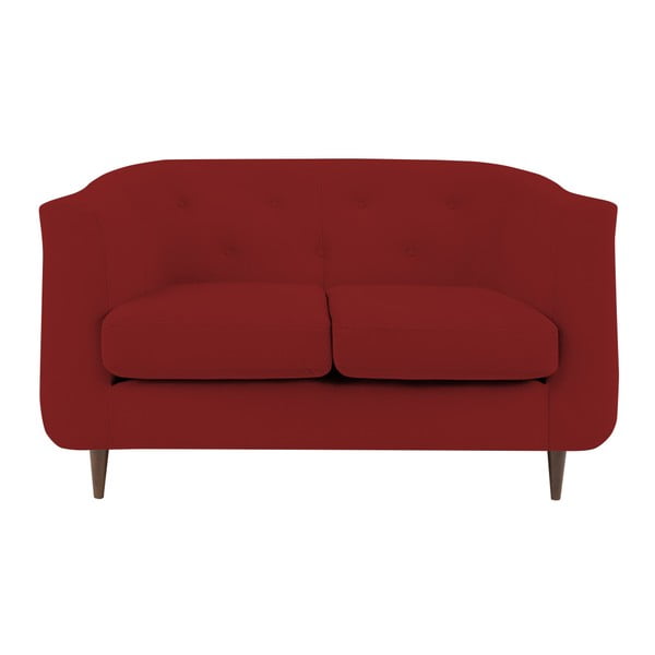 Crvena sofa Kooko Home Love, 125 cm