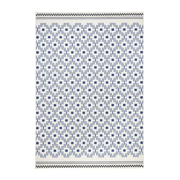 Plavo-bijeli tepih Zala Living Cubic, 200 x 290 cm