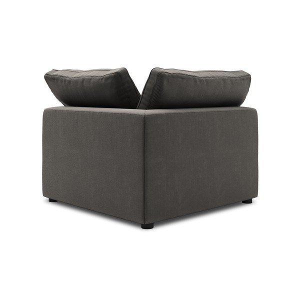 Tamnosmeđi dvostrani kutni dio modularne sofe od samta Windsor & Co Sofas Galaxy-image-2