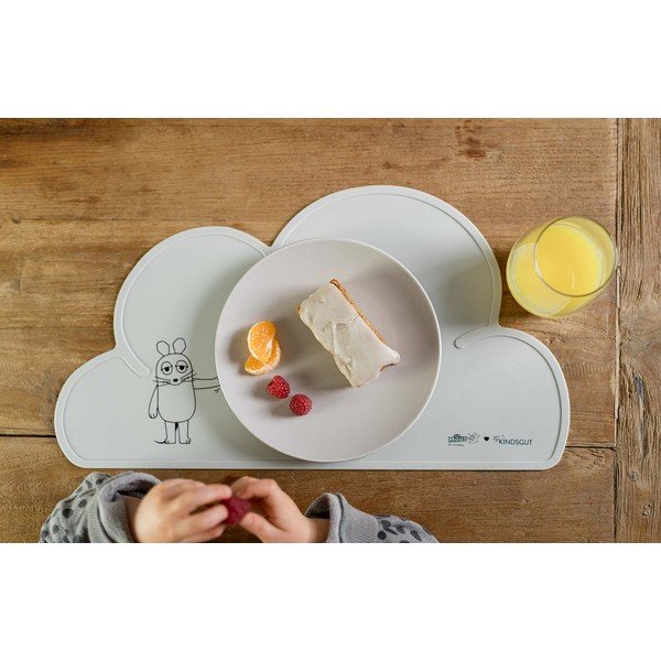 Sivi silikonski podmetač Kindsgut Mouse, 49 x 27 cm-image-2