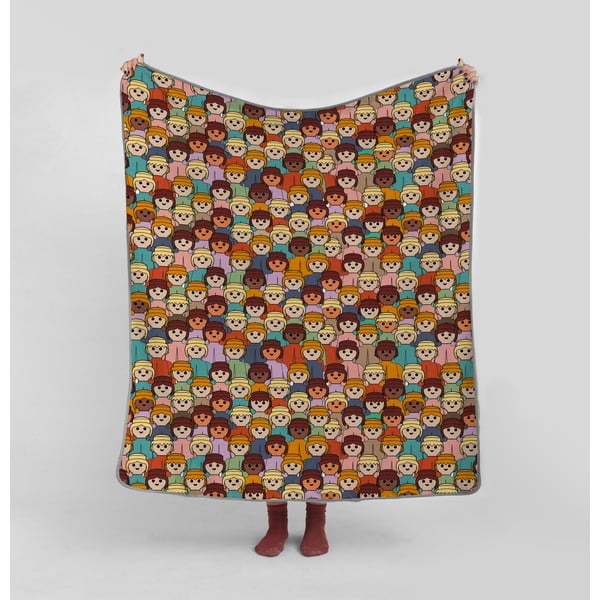 Deka za bebe od mikrovlakana 130x130 cm Invasion – Playmobil