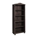 Smeđa biblioteka od masivnog bora 70x181 cm Ella – Støraa