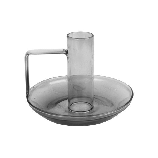 Sivi stakleni svijećnjak PT LIVING Mod-image-3