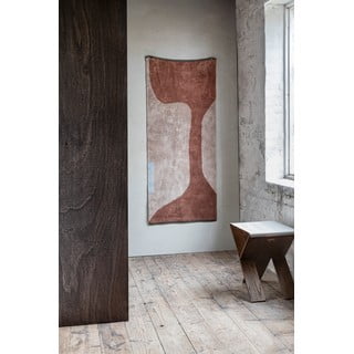Ciglasta/bež periva pamučna staza 70x150 cm Figura – Mette Ditmer Denmark