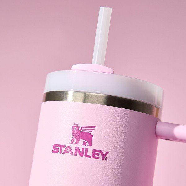 Ružičasta termosica od nehrđajućeg čelika sa slamkom 1,18 l Quencher H2.0 FlowState Tumbler Cherry Blossom – Stanley-image-4