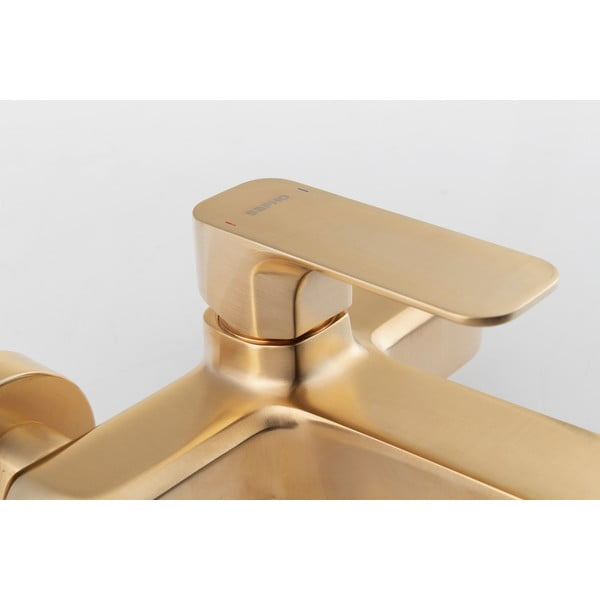 Zidna slavina za kadu u zlatnoj boji (s 2 izlaza) Spy – Sapho-image-1