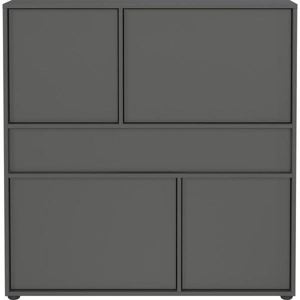 Antracitno sivi ormarić 105x108x25 cm Ameca 2.0 – Germania-image-3