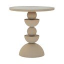 Okrugao pomoćni stol sa staklenom pločom stola ø 40,5 cm Dune – Mauro Ferretti