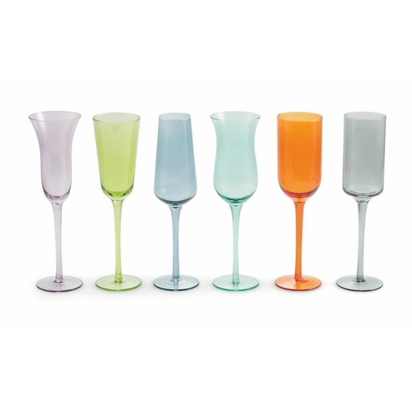 Set od 6 vinskih čaša u boji Villa d&#39;Este Cromia Flute, 200 ml