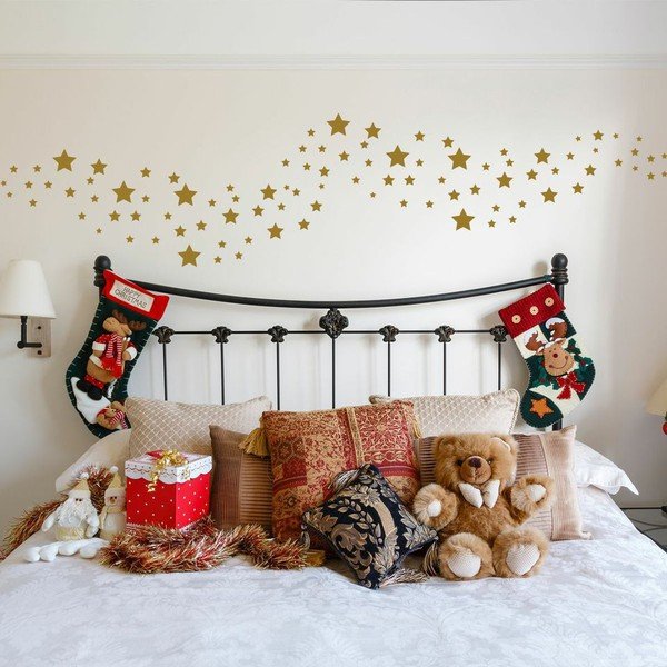 Set od 100 naljepnica Ambiance Golden Stars-image-1