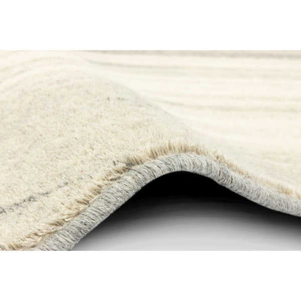 Krem vuneni tepih 133x180 cm Haze – Agnella-image-2