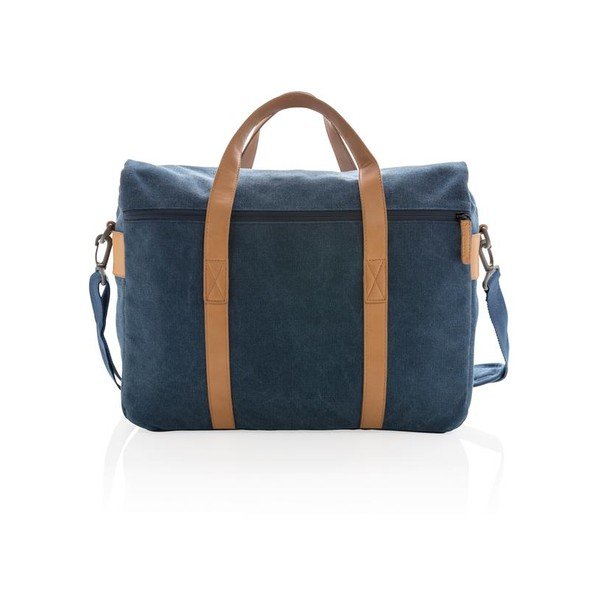 Plava platnena torba za laptop 15,6'' XD Design Collection, 16 l-image-2