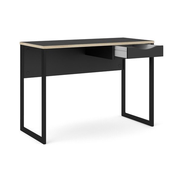 Crni radni stol Tvilum Function Plus, 110 x 48 cm-image-3