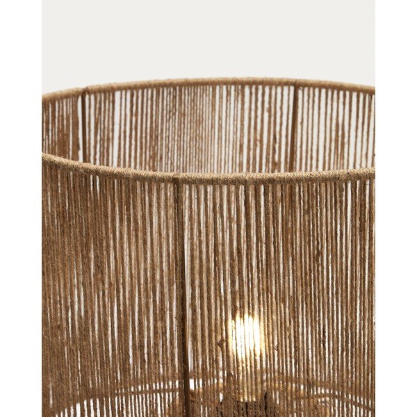 Stolna lampa u prirodnoj boji sa sjenilom od jute (visina 54 cm) Pontos – Kave Home-image-3