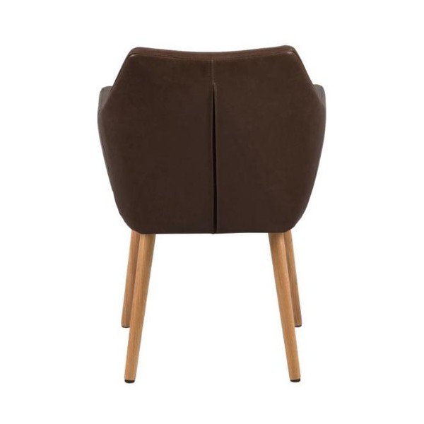 Smeđi naslonjač Actona Nora-image-3