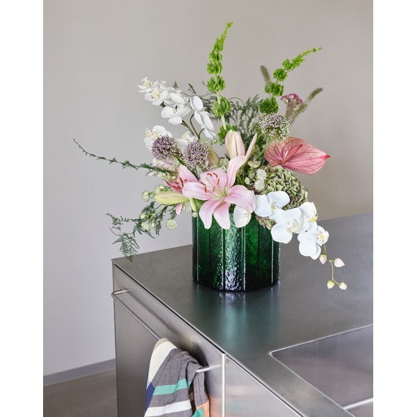 Ručno rađena staklena vaza Emerald - Hübsch-image-1