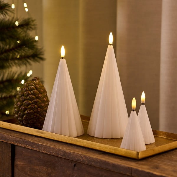 Bijeli božićni svjetlosni ukras 2 kom ø 6 cm Laura – Sirius-image-2