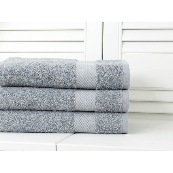 Sivi ručnik od frotira 70x140 cm Adria – B.E.S.-image-1