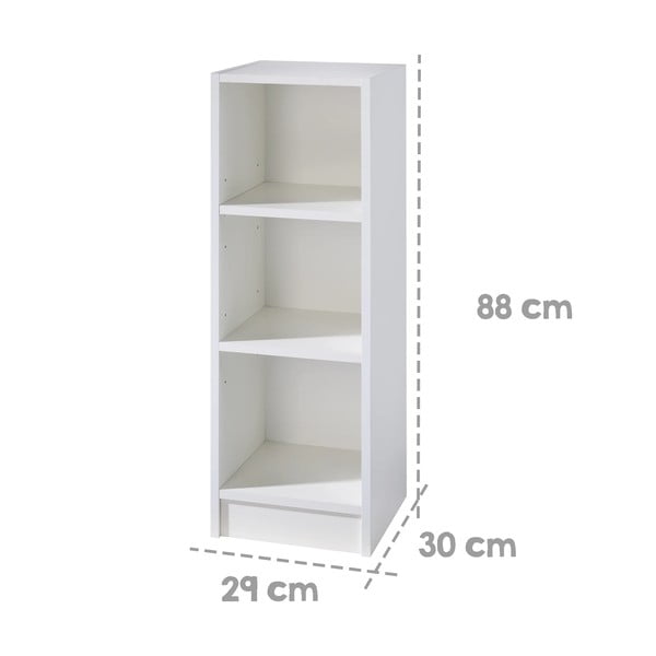 Bijela dječja biblioteka 29x88 cm Maren – Roba-image-3