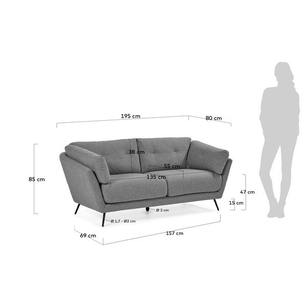 Siva sofa Kave Home Sahira-image-4