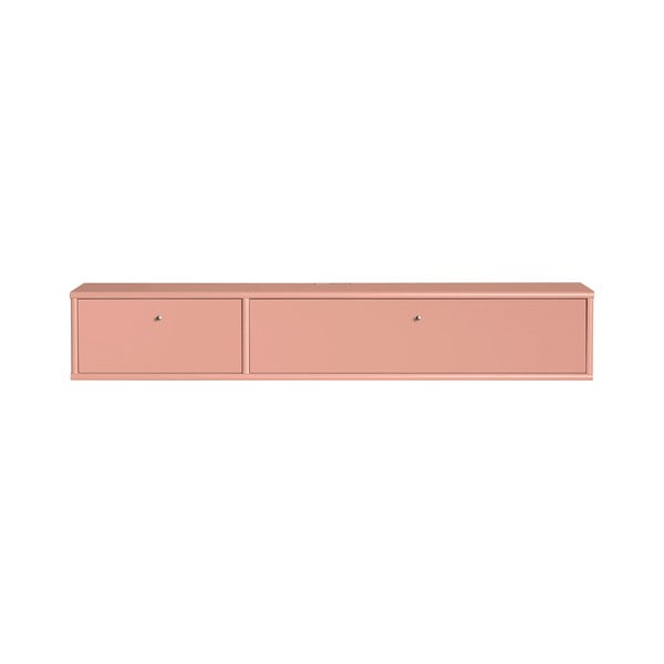 Ružičasta TV komoda 136x22x32,5 cm Mistral – Hammel Furniture