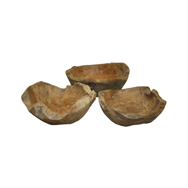 Zdjela za voće od tikovine HSM collection Mara, ⌀ 20 cm-image-4