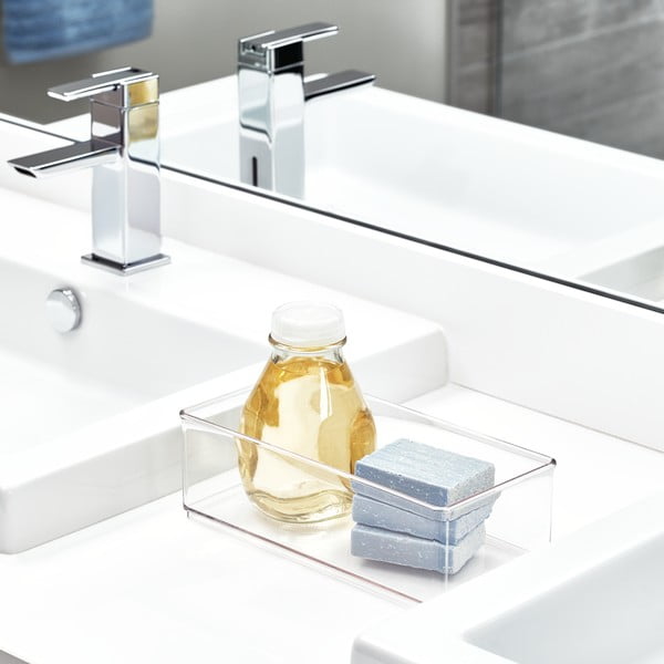 Prozirna kutija za odlaganje iDesign The Home Edit, 11,9 x 24 cm-image-1