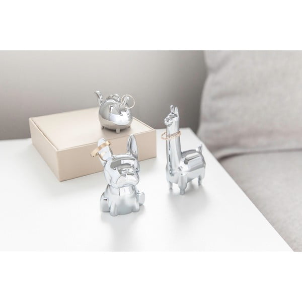 Stalak u srebrnoj boji za prstene Umbra Zoola Lama-image-1