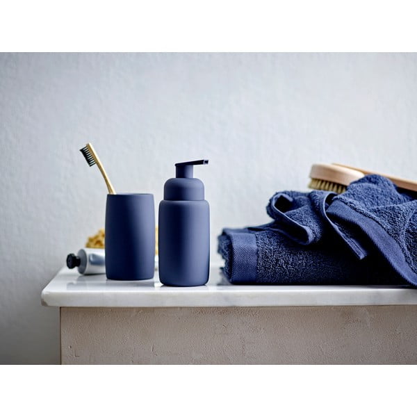 Tamno plavi pamučan ručnik od frotira 30x30 cm Comfort – Södahl-image-1