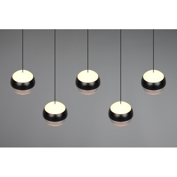 Crna/u srebrnoj boji LED viseća svjetiljka Orbit – Trio Select-image-1