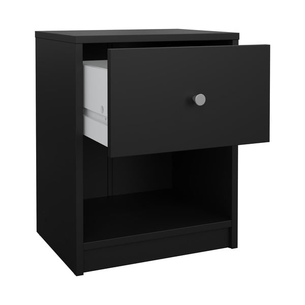 Crni noćni ormarić May – Tvilum-image-2