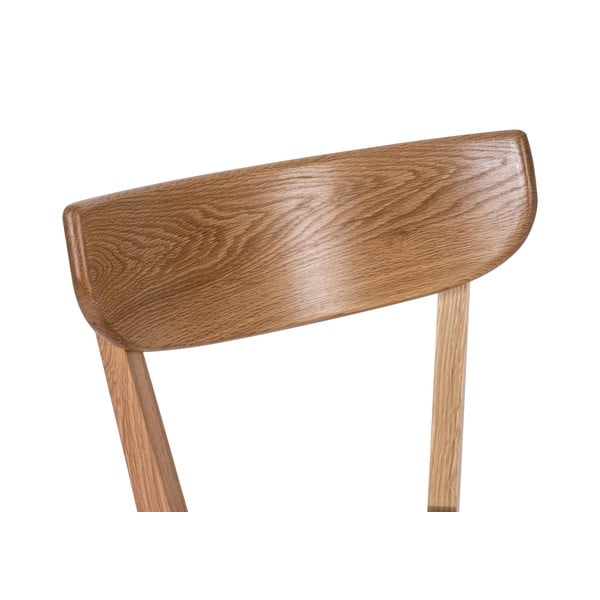 Blagovaonska stolica od hrastovine s crnim sjedištem Arch - Bonami Selection-image-4