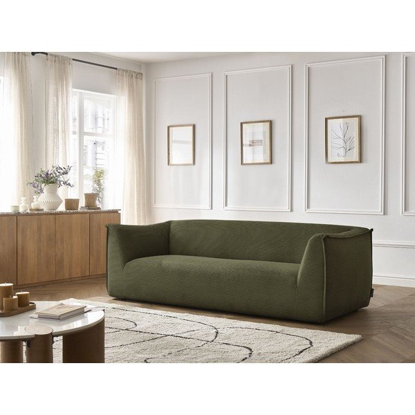 Zelena sofa od samta 242 cm Giorgia – Bobochic Paris-image-1