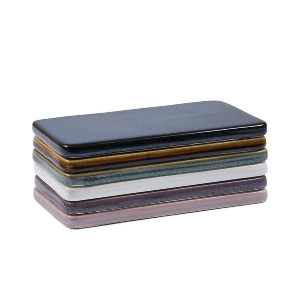 Tamnoplavi pladanj od kamenine Bitz Mensa, 22 x 12,8 cm-image-1