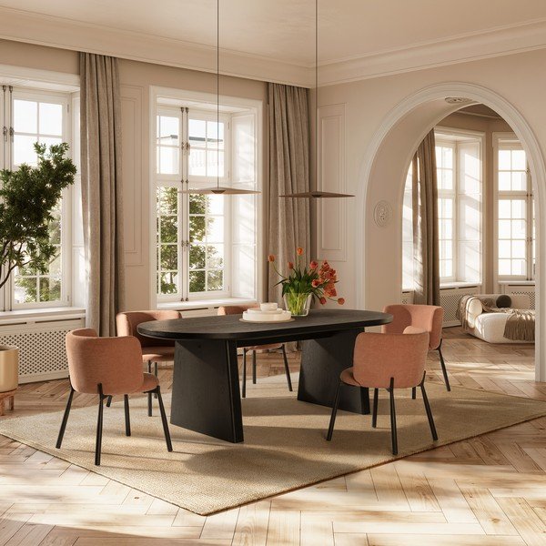 Blagovaonski stol u dekoru jasena 100x200 cm Blair – MOME-image-1