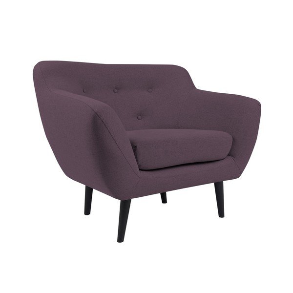 Ljubičasta fotelja Mazzini Sofas Pijemont-image-1