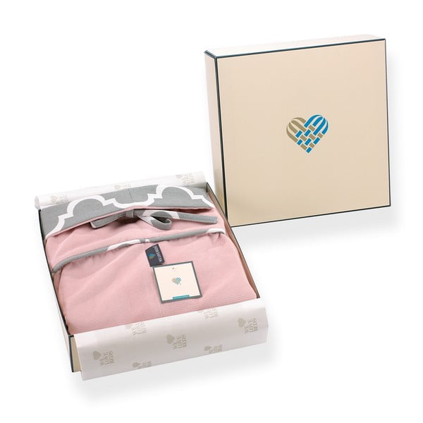 Ružičasta jastučnica WeLoveBeds Rose Quarz Candy, ⌀ 20 x 58 cm-image-2