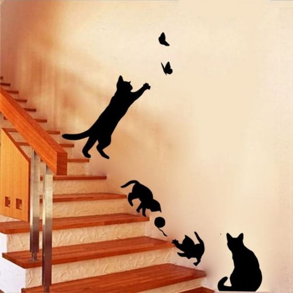 Cat Play ukrasna zidna naljepnica