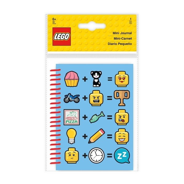 Plava bilježnica A6 LEGO® Iconic, 100 stranica