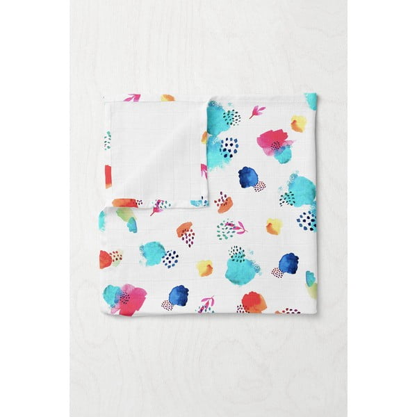 Bijela deka za bebe od muslina 75x100 cm Summer – Mijolnir-image-1