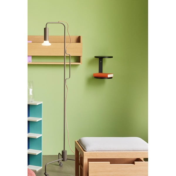 Crna polica s više razina 25,5 cm Oto – Hübsch-image-1