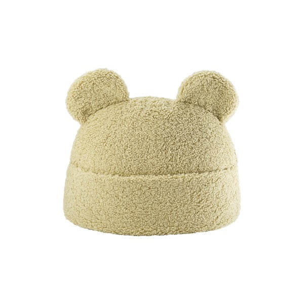 Zeleni dječji jastuk za sjedenje od bouclé tkanine Teddy Pouch – Wigiwama