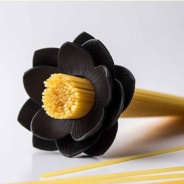 Lotus žlica za špagete, crna