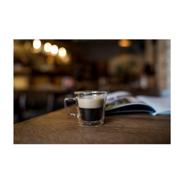 Staklene šalice u setu 2 kom za espresso/s dvostrukom stijenkom 80 ml Diva – Vialli Design-image-4