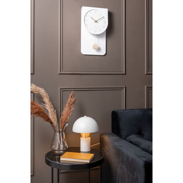 Stolna svjetiljka u bijelo-zlatnoj boji Leitmotiv Seta, visina 26 cm-image-1