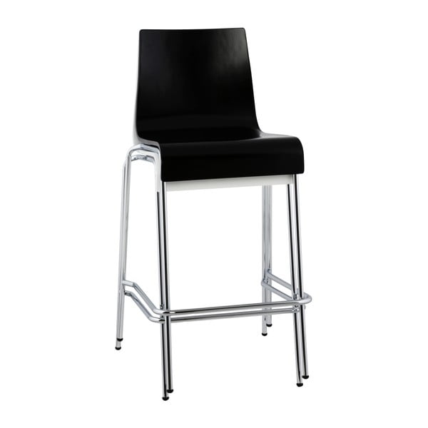 Crna barska stolica Kokoon Cobe, visina sjedala 65 cm