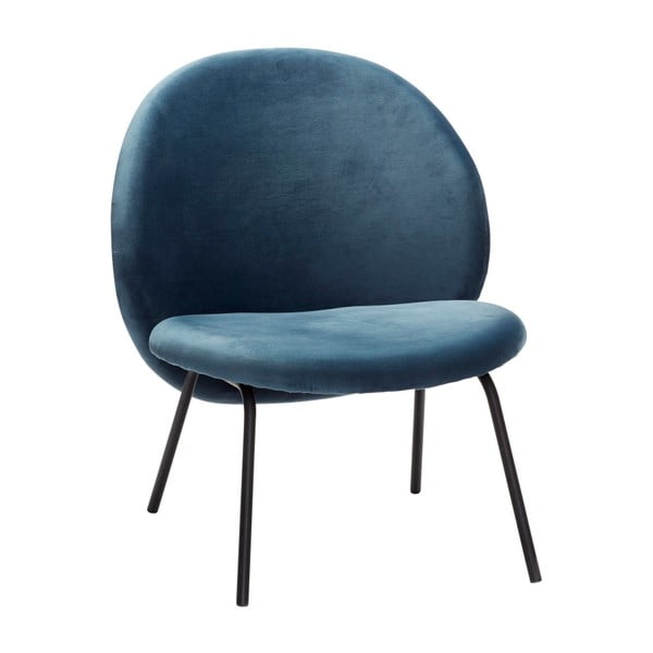 Hübsch Abelone plava fotelja
