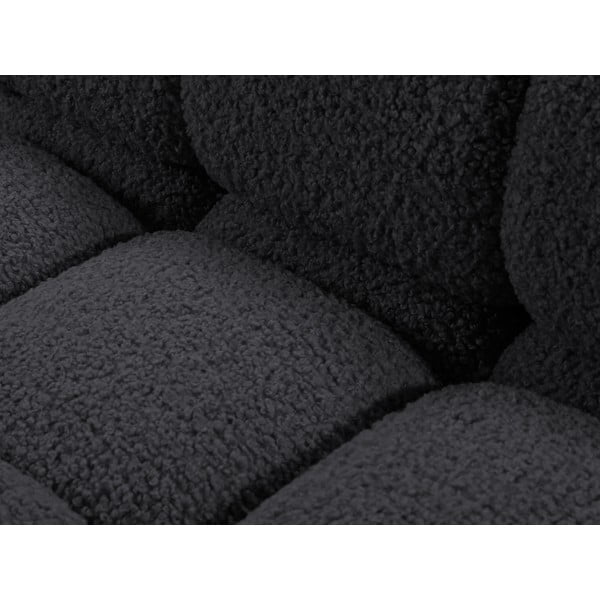 Antracitno siva sofa od bouclé tkanine 288 cm Bellis – Micadoni -image-1